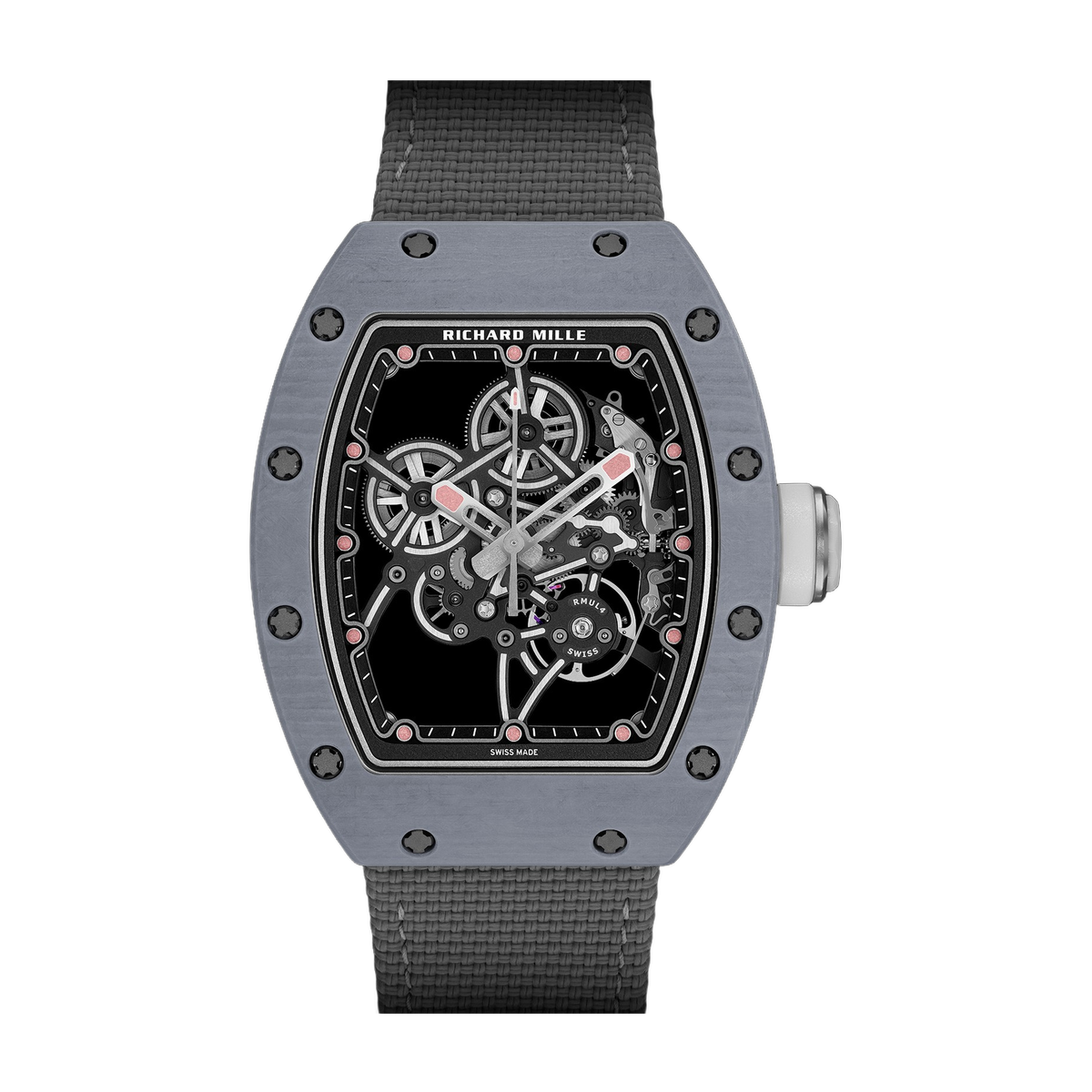 Richard Mille RM 55-01 Skeleton Carbon Rubber 37.95mm