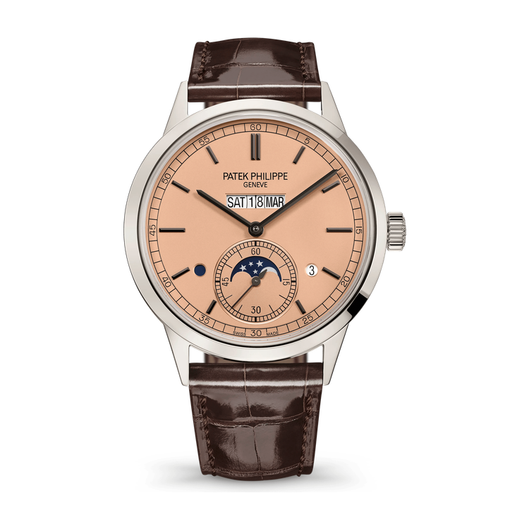 Patek Philippe Grand Complications Rose Gold Platinum Alligator Leather 41.3mm