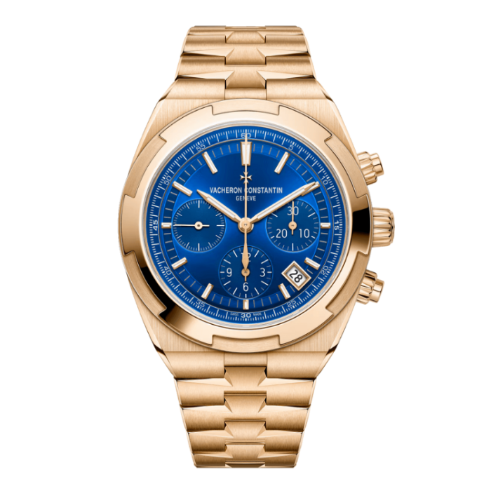 Vacheron Constantin Overseas Chronograph Blue Rose Gold 42.5mm