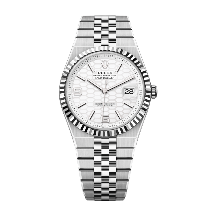 Rolex Land-Dweller 40 White Two-Tone 40mm