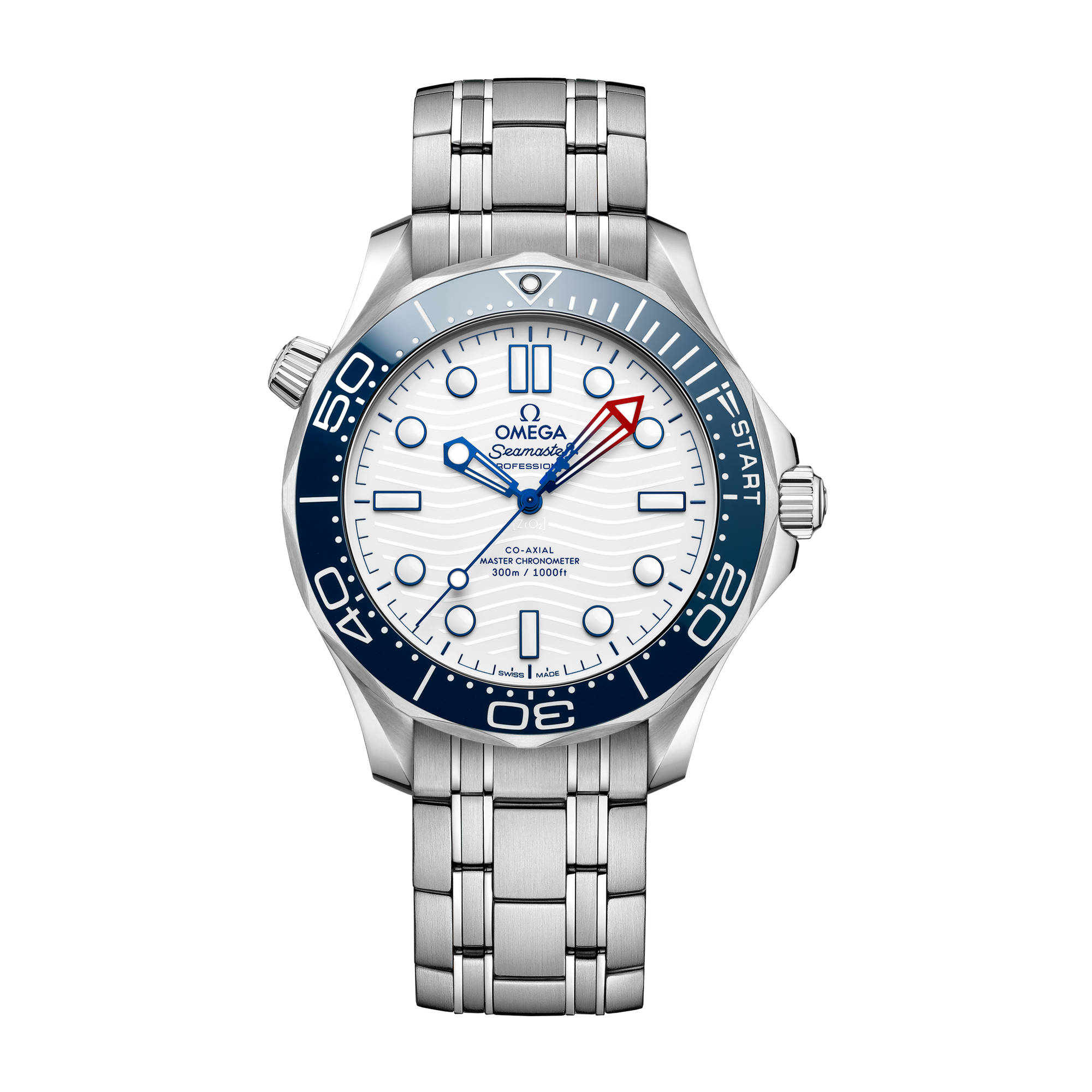Omega "America's Cup" Seamaster Diver 300M White Steel 42mm