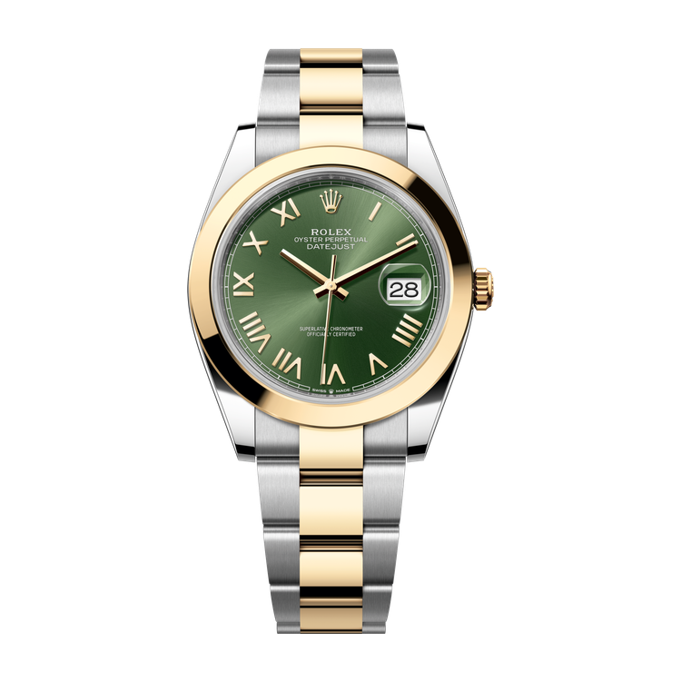 Rolex Datejust 41 Green Two-Tone 41mm