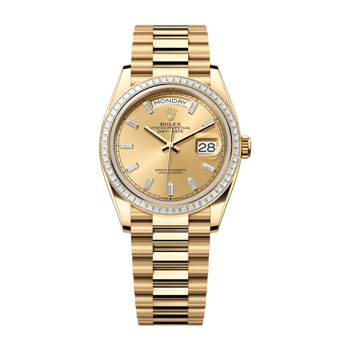 Rolex Day-Date 36 Champagne Yellow Gold 36mm