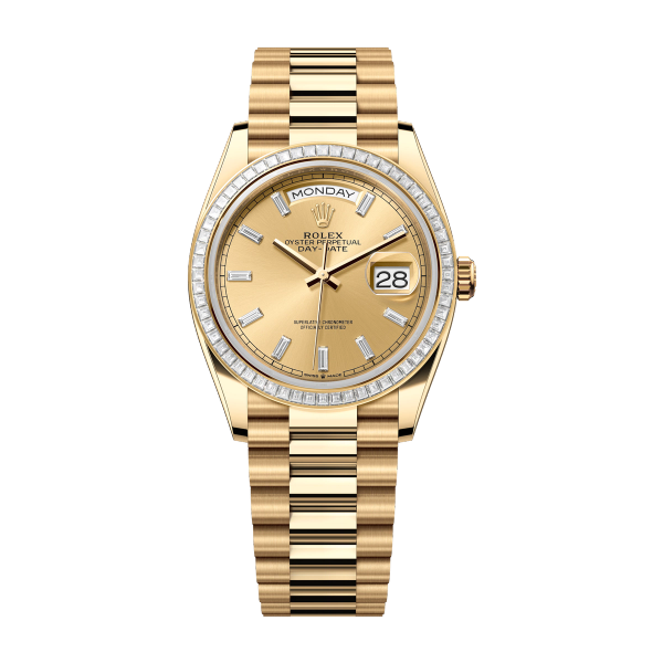 Rolex Day-Date 36 Champagne Yellow Gold 36mm