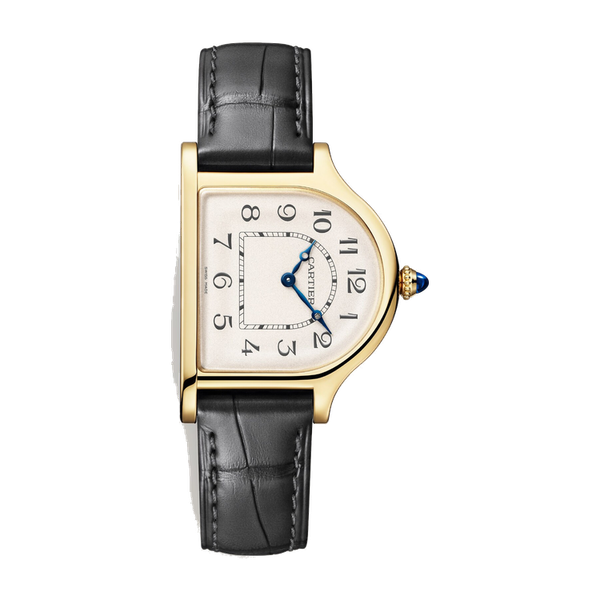 Cartier Cloche Gold Yellow Gold Leather 28.6mm