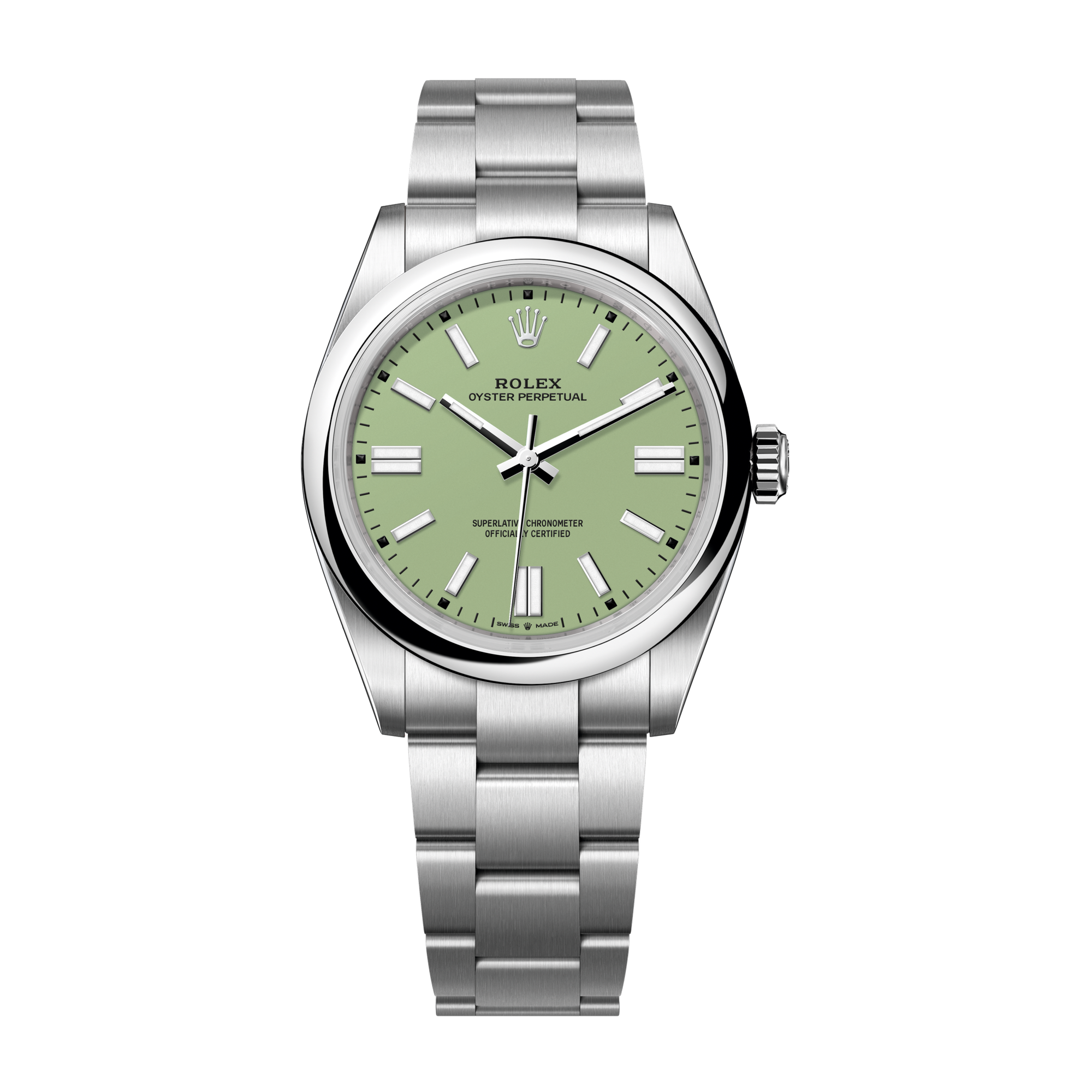 Rolex Oyster Perpetual 41 Green Steel 41mm