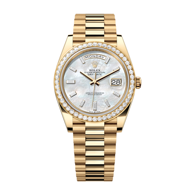 Rolex Day-Date 40 Mother of Pearl Yellow Gold 40mm