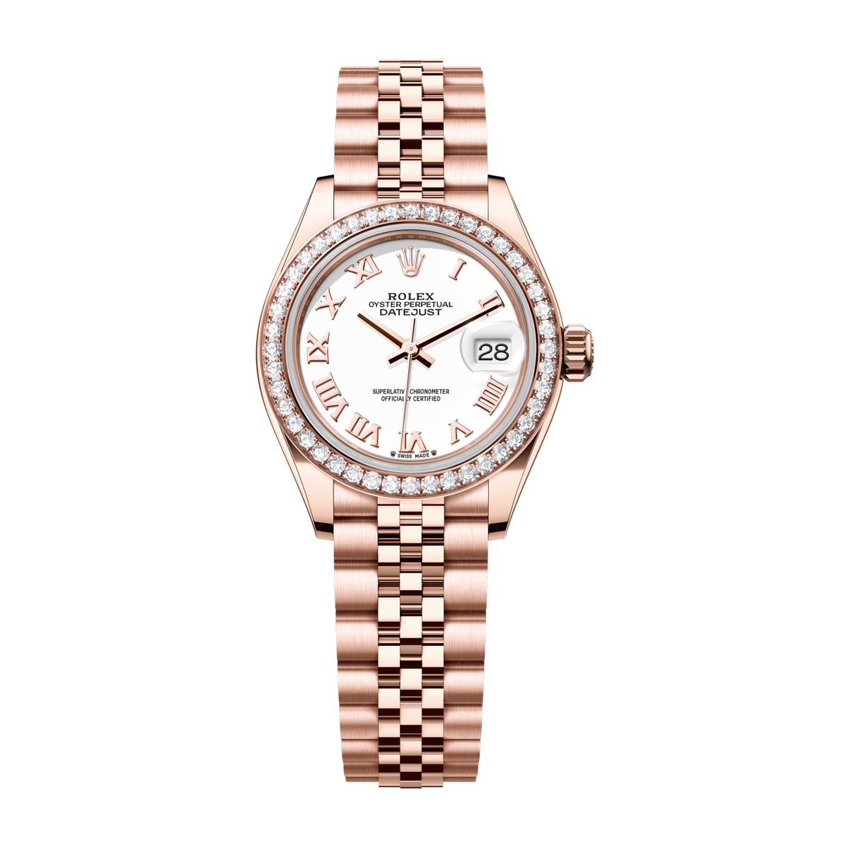 Rolex Lady-Datejust White Rose Gold 28mm