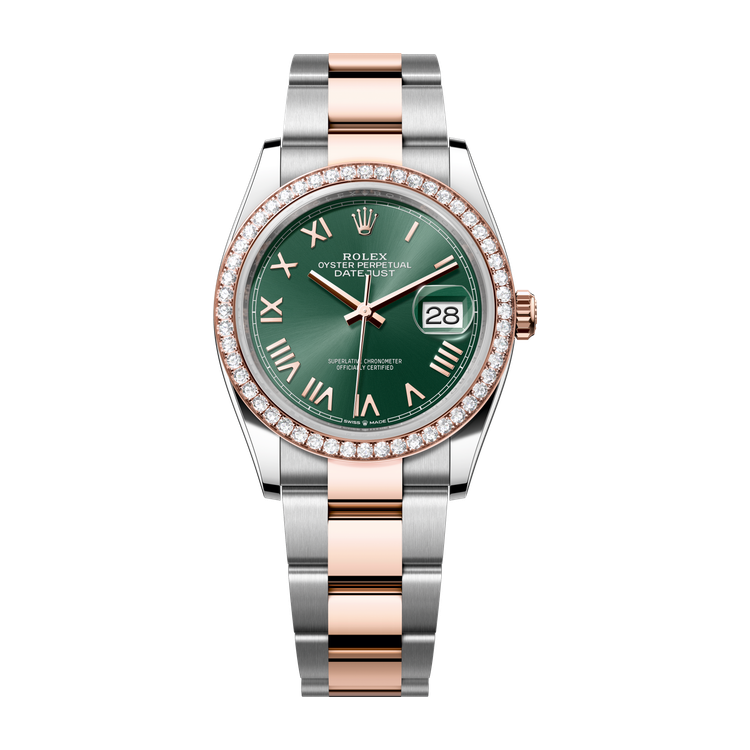 Rolex Datejust 36 Green Two-Tone 36mm