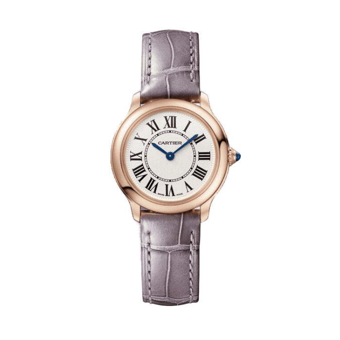 Cartier Ronde Louis White Leather 29mm