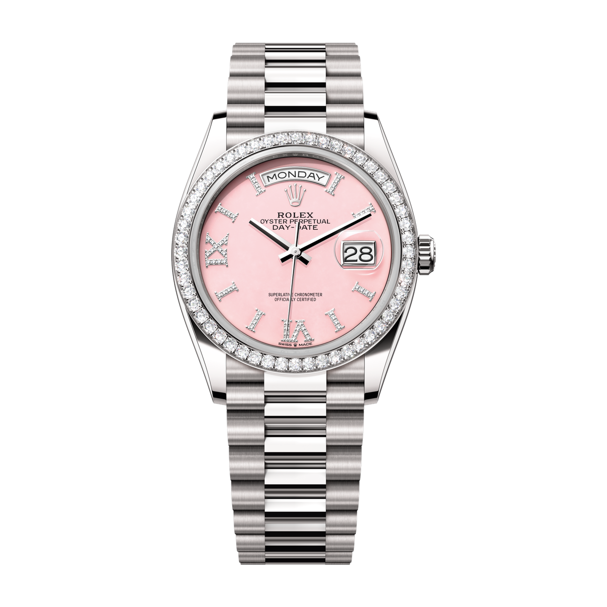 Rolex Day-Date 36 Pink White Gold 36mm