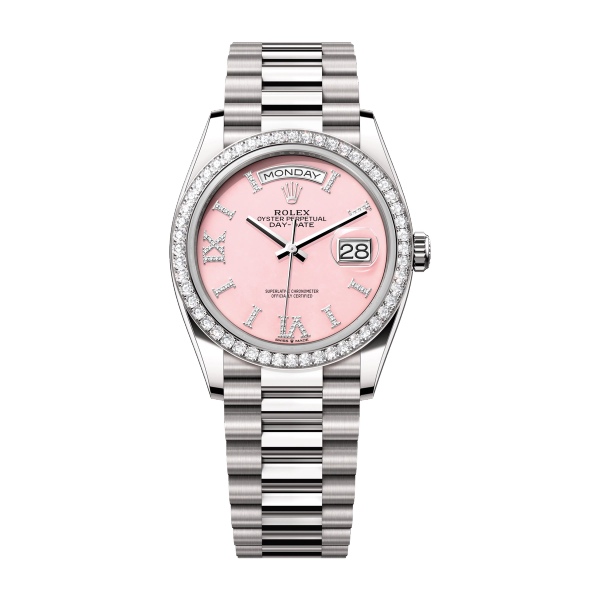 Rolex Day-Date 36 Pink White Gold 36mm