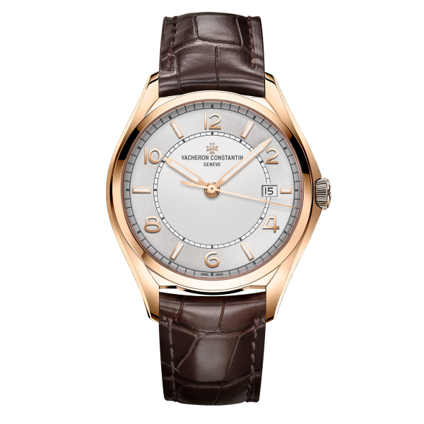 Vacheron Constantin Fiftysix Self-winding Silver Rose Gold Alligator Leather 40mm