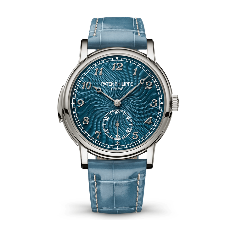 Patek Philippe Grand Complications Blue White Gold Alligator Leather 40mm