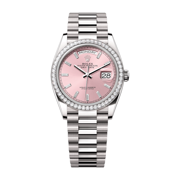 Rolex Day-Date 36 Pink White Gold 36mm