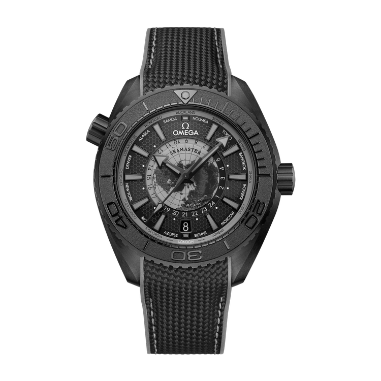 Omega Seamaster Planet Ocean 600M Black Ceramic Rubber 45.5mm
