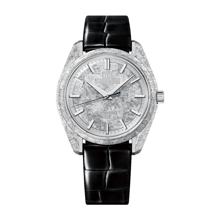 Grand Seiko Masterpiece Silver Platinum Alligator Leather 40mm