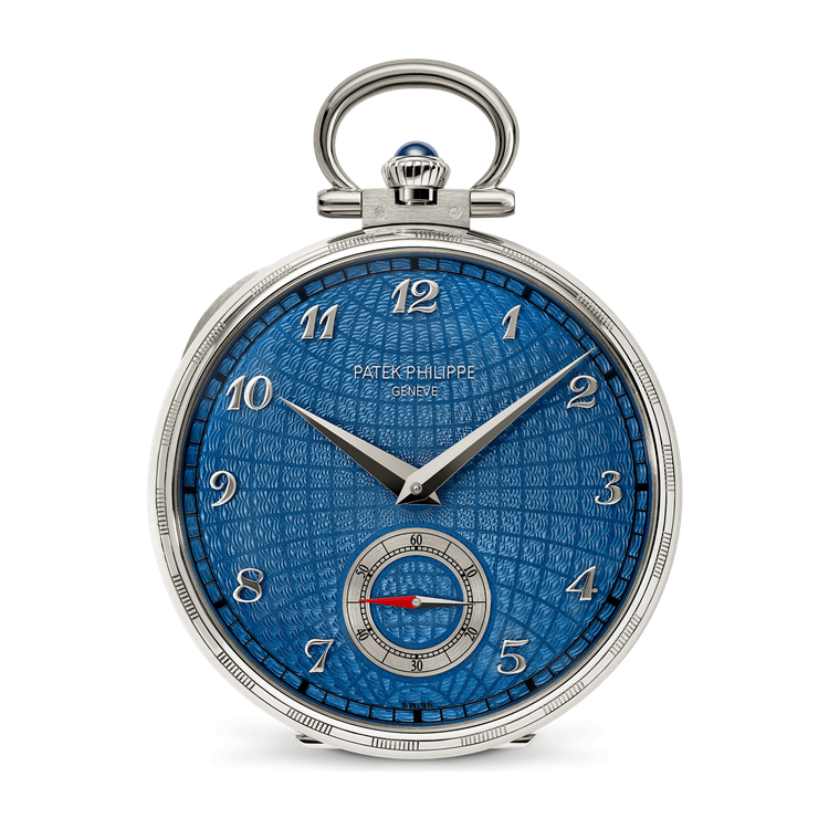 Patek Philippe "Map of The World" Rare Handcrafts Blue White Gold 44.1mm