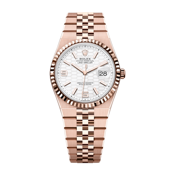 Rolex Land-Dweller 36 White Rose Gold 36mm