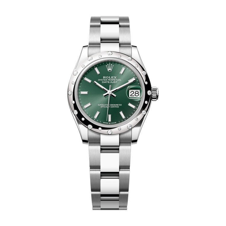 Rolex Datejust 31 Green Two-Tone 31mm