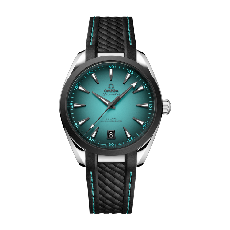Omega Seamaster Aqua Terra 150M Turquoise Steel Rubber 41mm