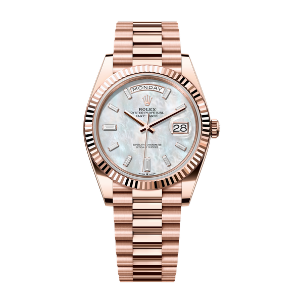 Rolex Day-Date 40 Mother of Pearl Rose Gold 40mm