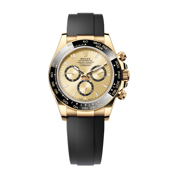 Rolex Cosmograph Daytona Gold Yellow Gold Rubber 40mm