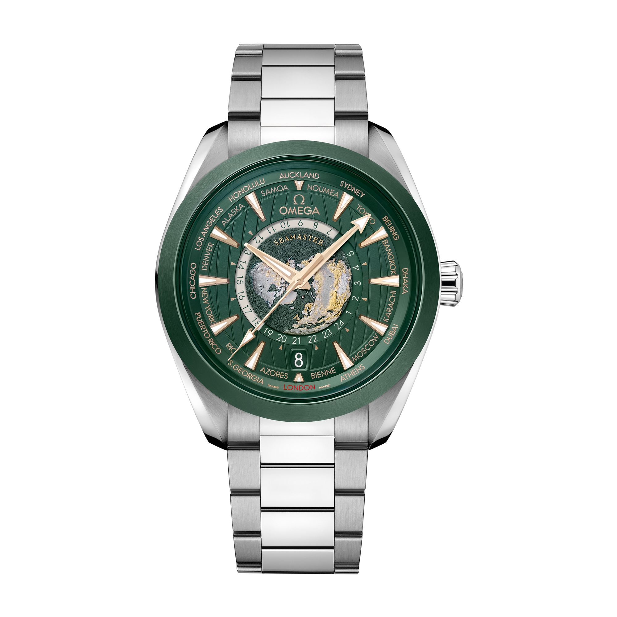 Omega Seamaster Aqua Terra 150M Green Steel 43mm