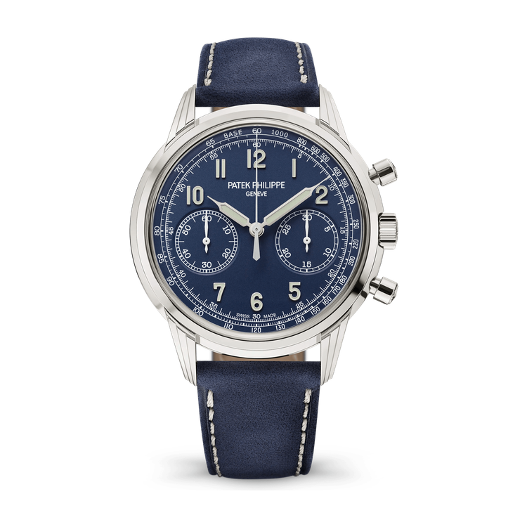 Patek Philippe Complications Blue White Gold Leather 41mm