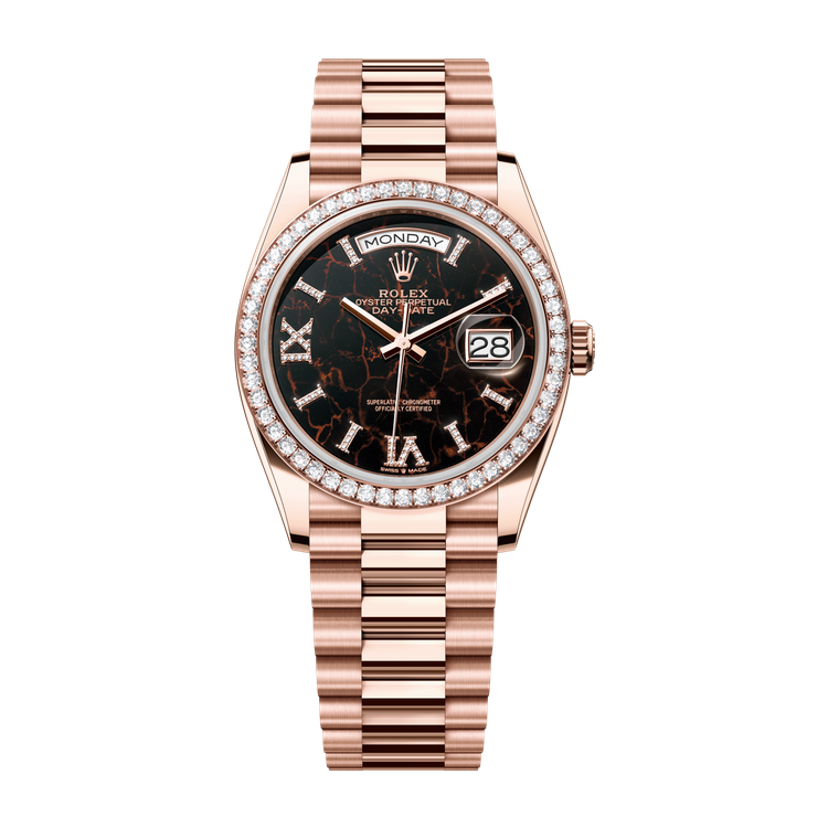 Rolex Day-Date 36 Brown Rose Gold 36mm