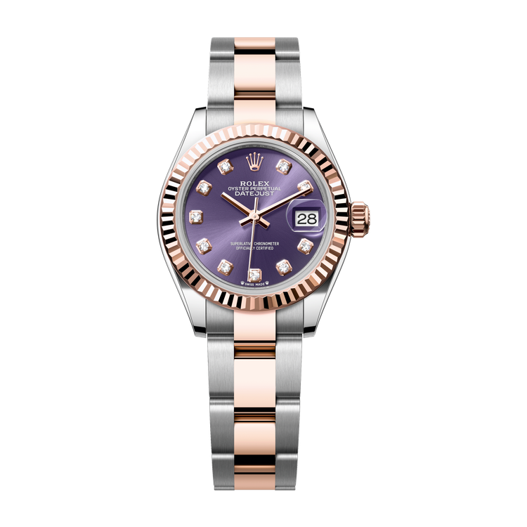 Rolex Lady-Datejust Purple Two-Tone 28mm