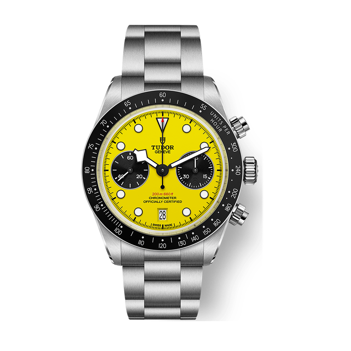 Tudor "Bumblebee" Black Bay Chrono 39 Yellow Steel 39mm