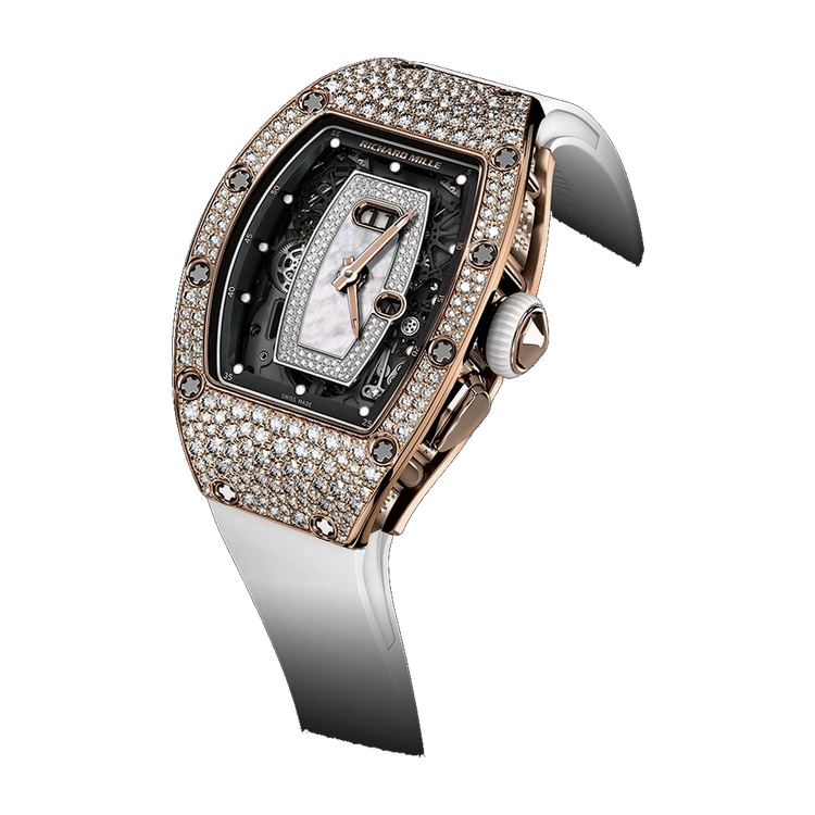 Richard Mille RM 037 Skeleton Rose Gold Rubber 34.4mm