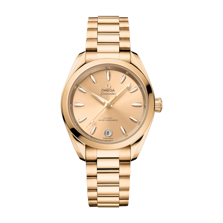 Omega Seamaster Aqua Terra Shades Yellow Gold 34mm