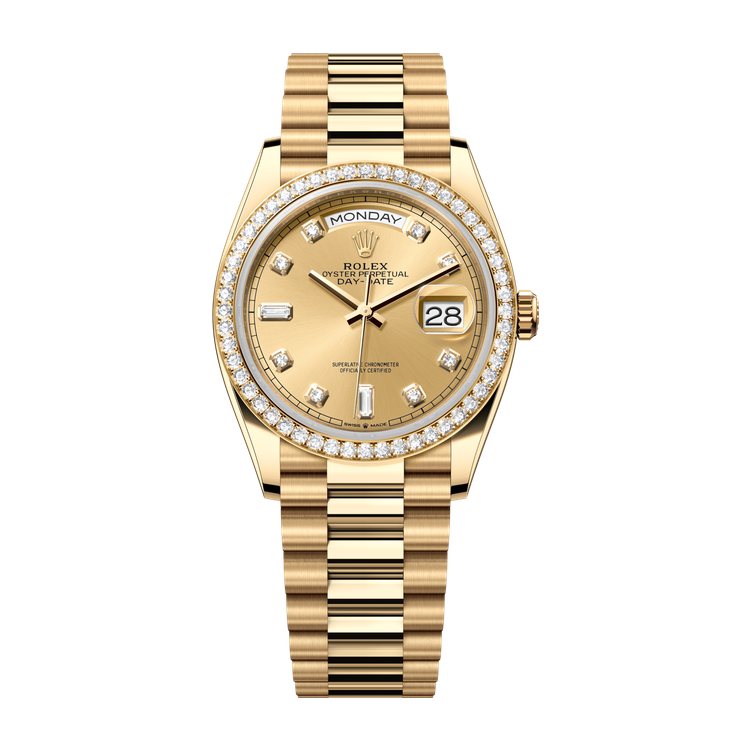 Rolex Day-Date 36 Champagne Yellow Gold 36mm