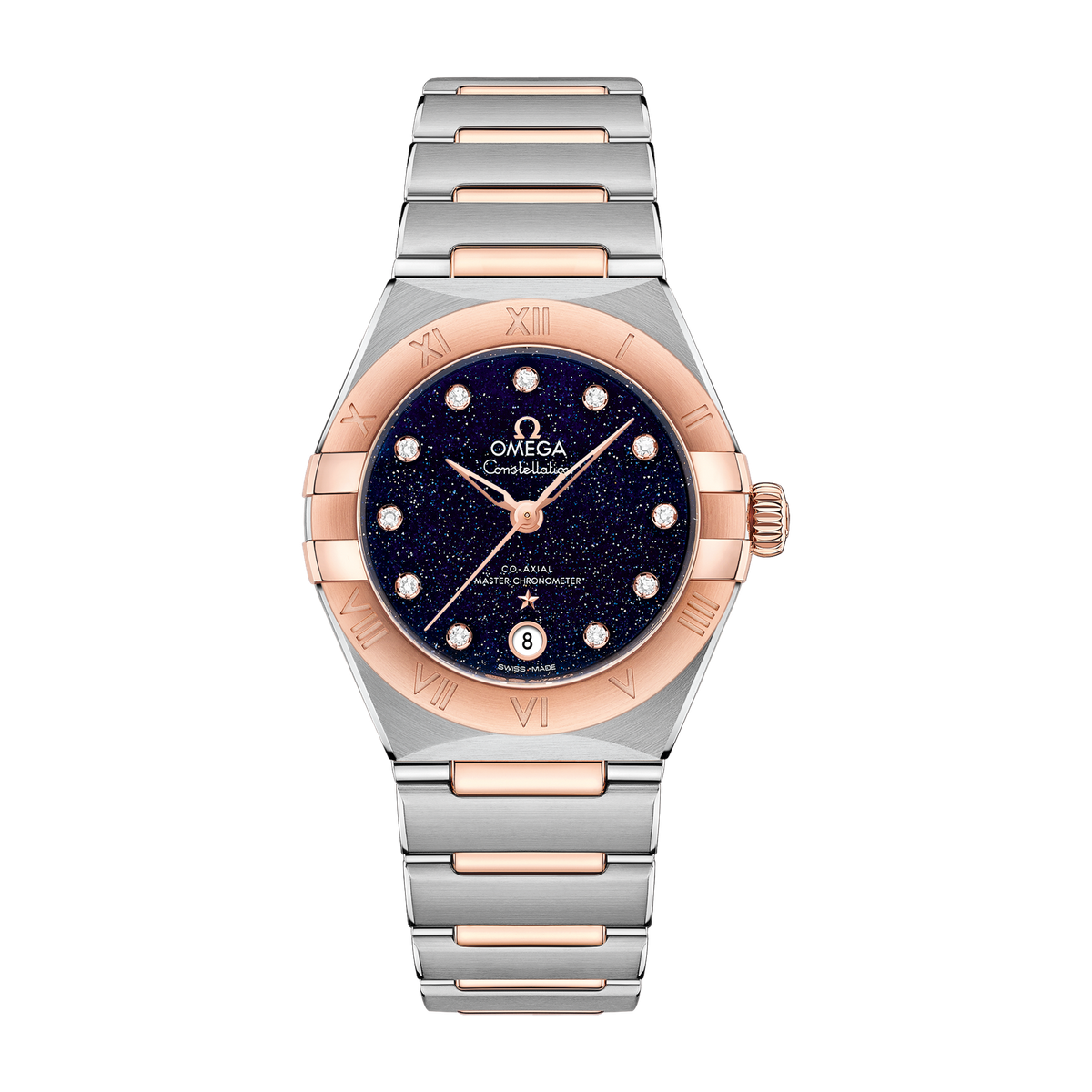 Omega Constellation Blue Two-Tone 29mm