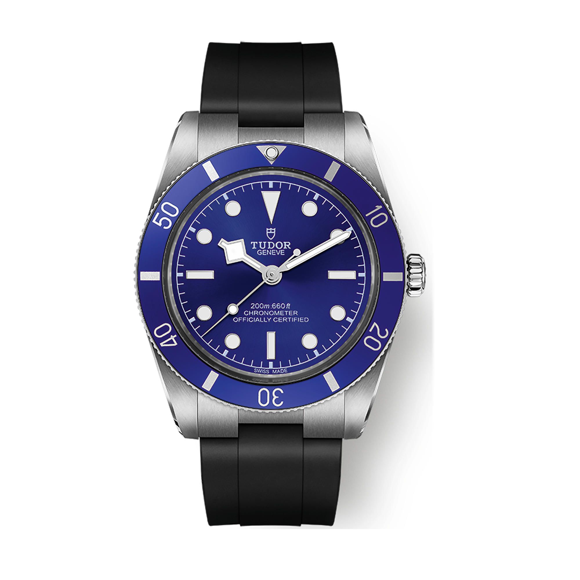 Tudor Black Bay 54 Blue Steel Rubber 37mm