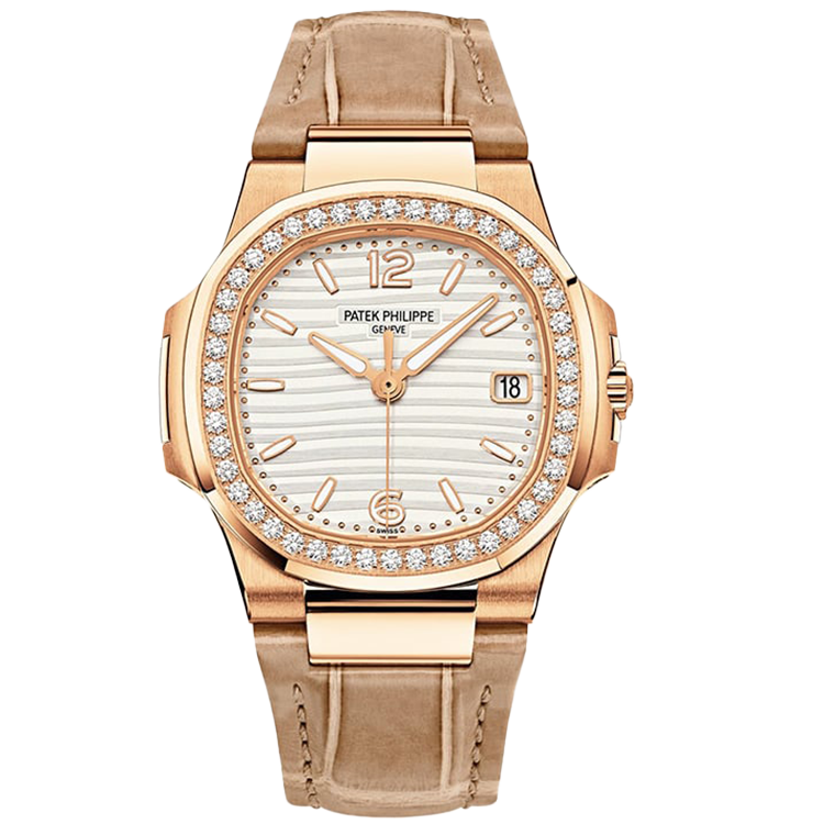 Patek Philippe Lady Nautilus White Leather 32mm