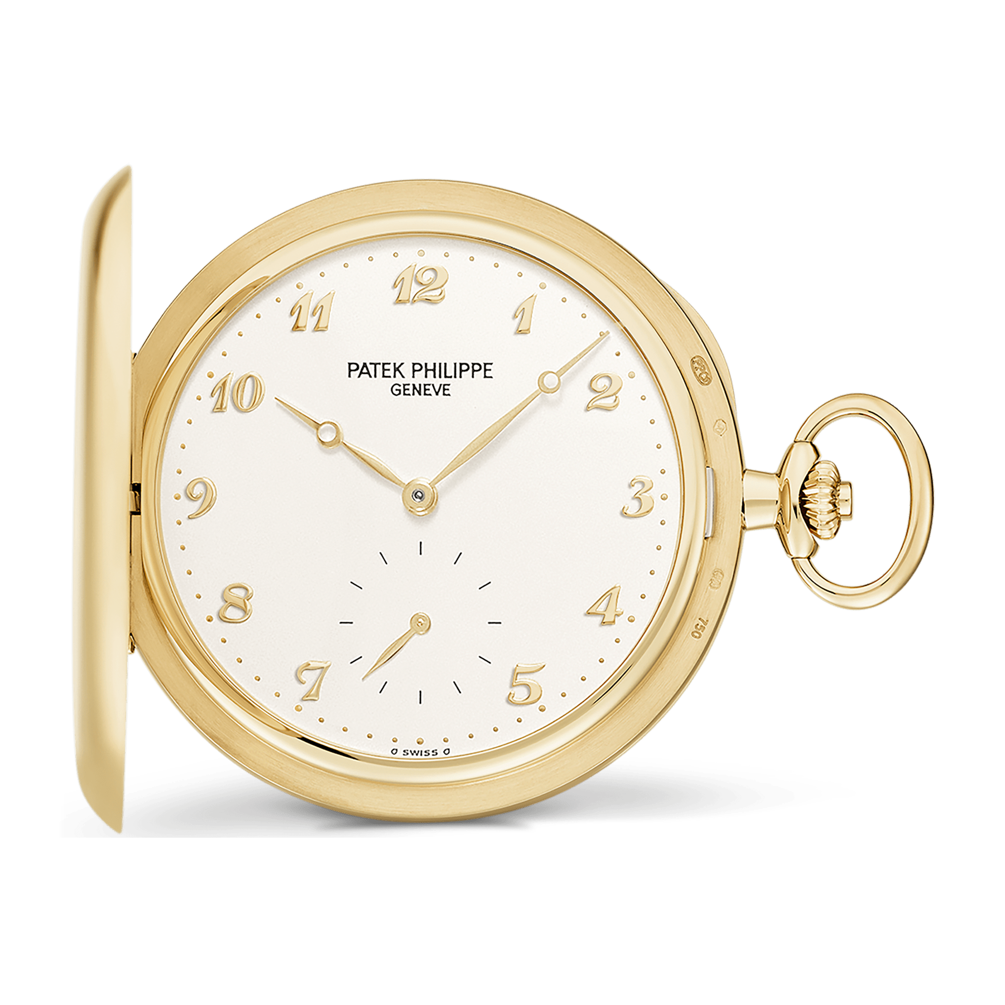 Patek Philippe Pocket Watches Silver Yellow Gold 48mm