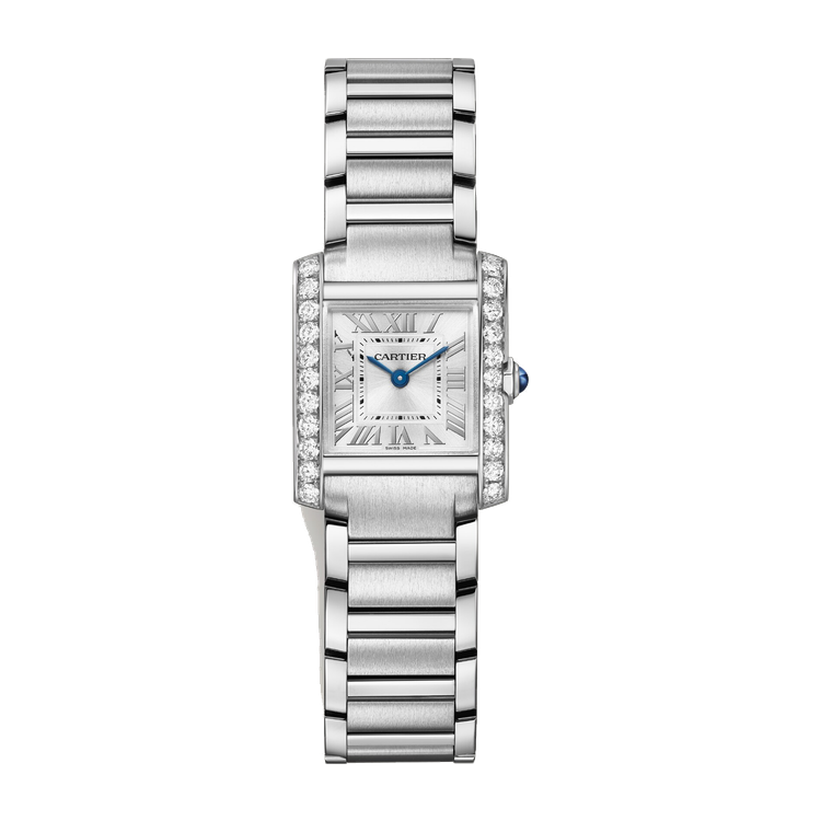 Cartier Tank Française Silver Steel 21.2mm