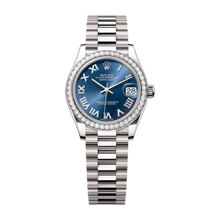 Rolex Datejust 31 Blue White Gold 31mm