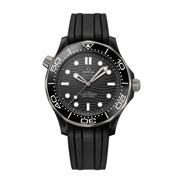Omega Seamaster Diver 300M Black Ceramic Rubber 43.5mm