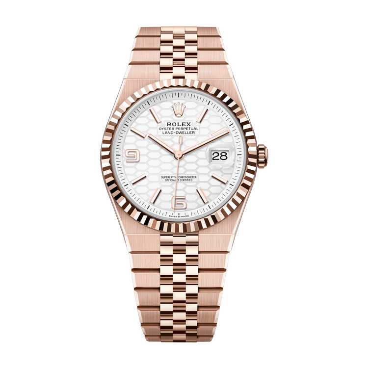 Rolex Land-Dweller 40 White Rose Gold 40mm