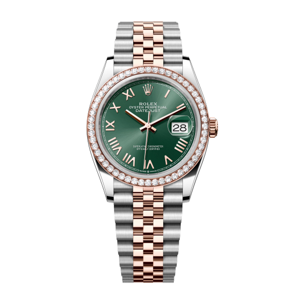 Rolex Datejust 36 Green Two-Tone 36mm
