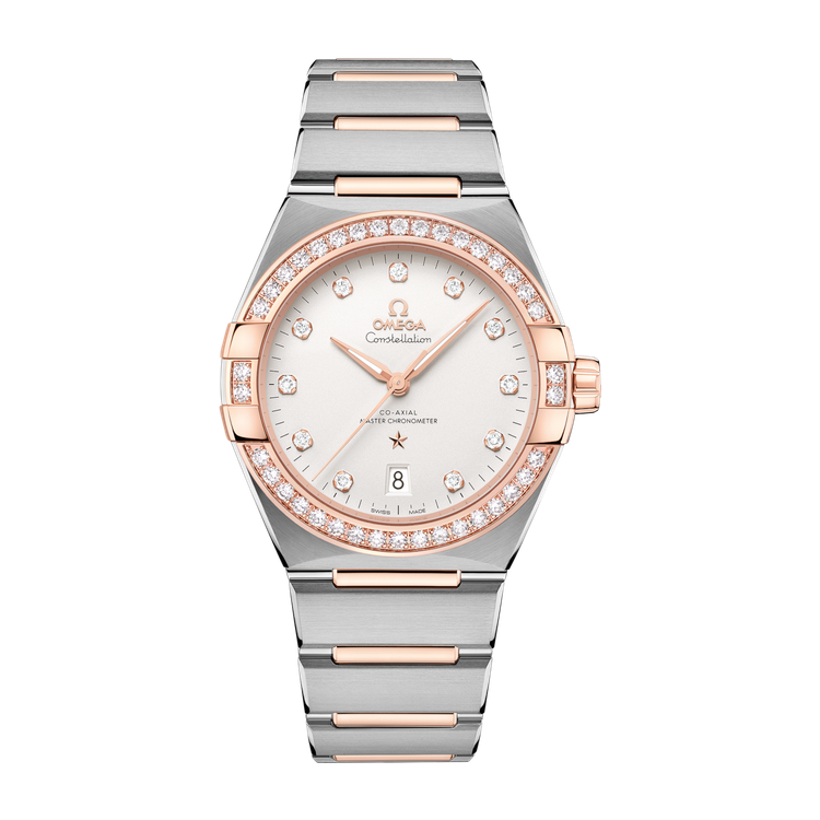 Omega Constellation Silver Two-Tone 39mm