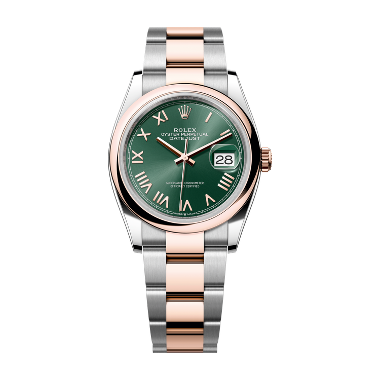 Rolex Datejust 36 Green Two-Tone 36mm