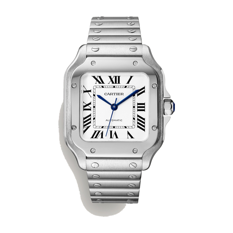 Cartier Santos de Cartier Medium Silver Steel 35.1mm
