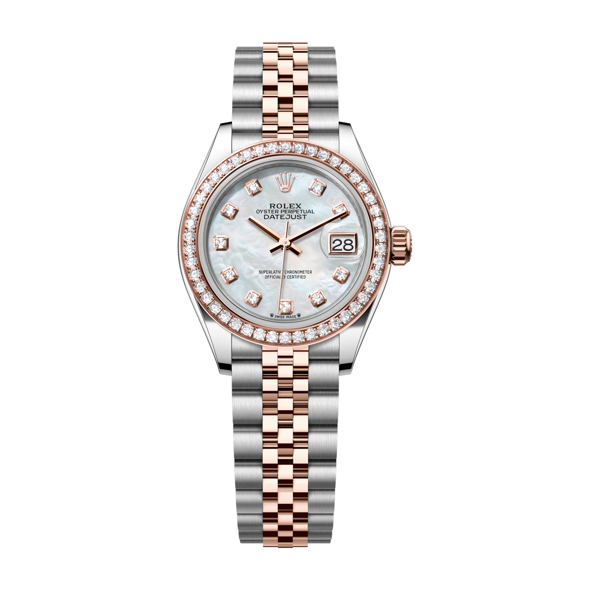 Rolex Lady-Datejust Mother of Pearl Two-Tone 28mm