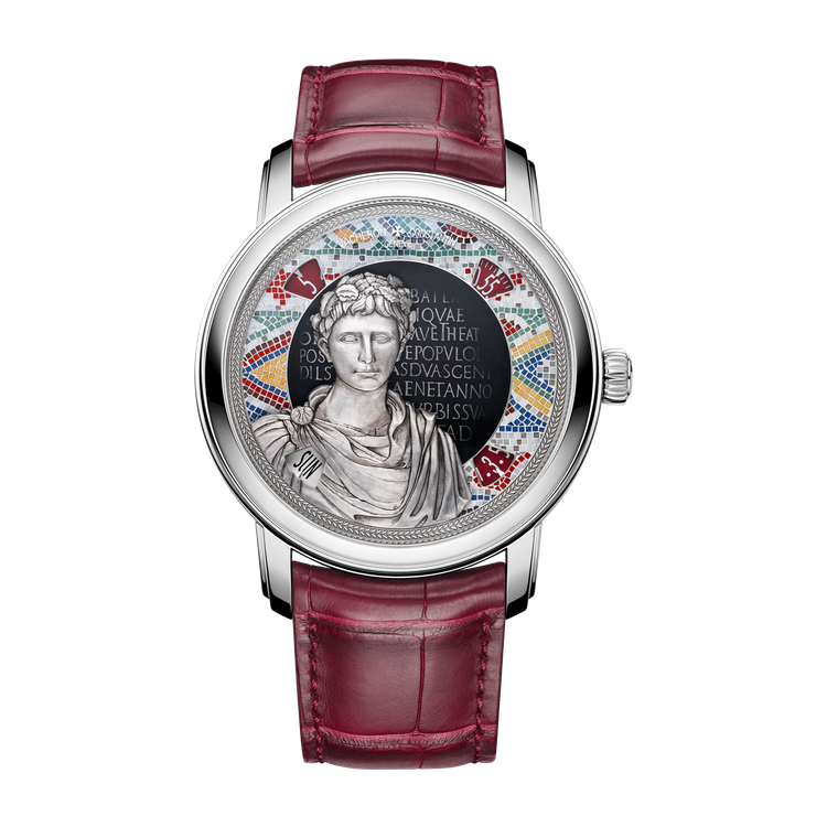 Vacheron Constantin Métiers d'Art Tribute to Great Civilisations Green White Gold Alligator Leather 42mm