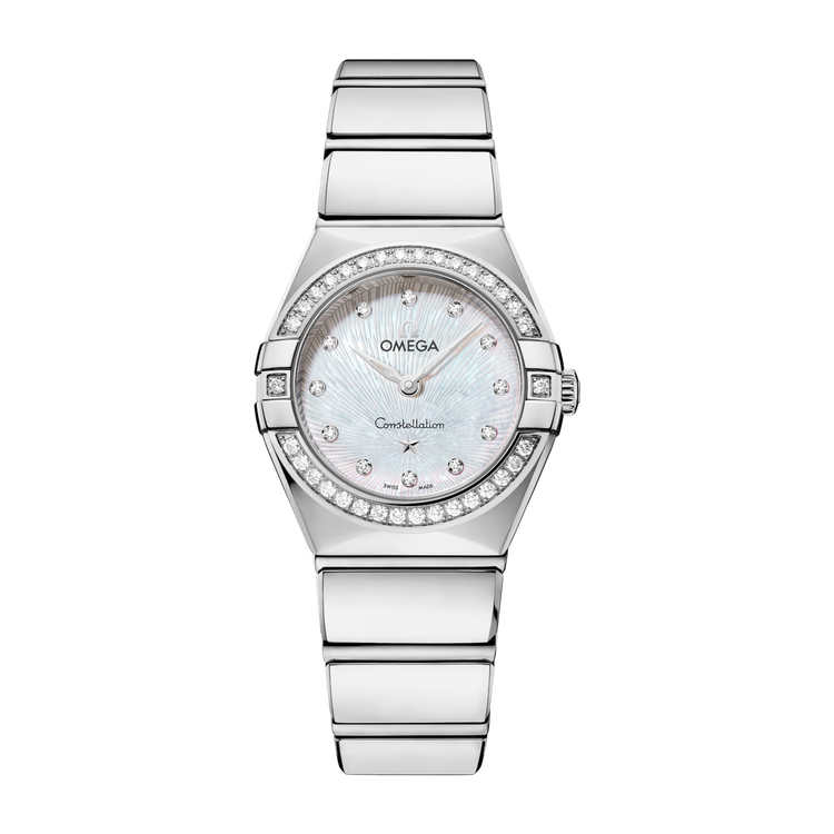 Omega Constellation White Steel 25mm